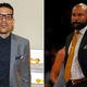 NBA player Matt Barnes; New York Knicks coach Derek Fisher
Angela Weiss/Getty Images; Elsa/Getty Images
